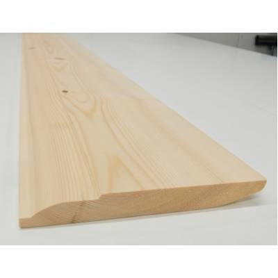  Skirting Timber Ovolo Chamfer Dual Sided Softwood Pine 167x...