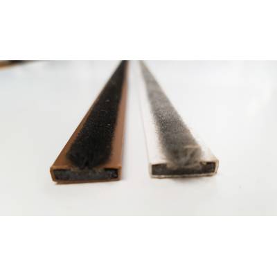 Intermescent Strip Stripping Fire Seal Door Brown White 15mm...