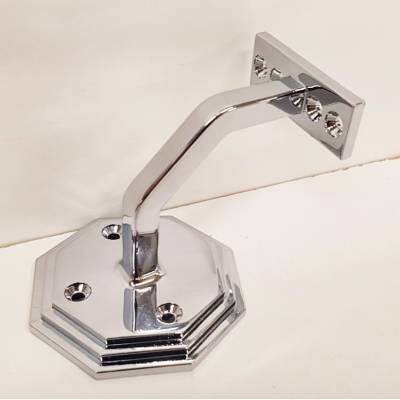 Octagonal Chrome Handrail Bracket From Richard Burbidge...