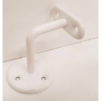 White Handrail Bracket