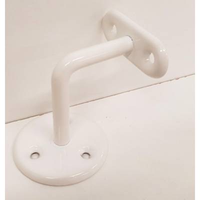 White Handrail Bracket stair banister support hand rail...