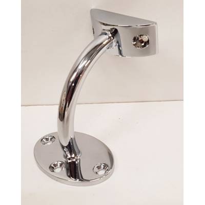 Fusion Silver Chrome Plated Stair Wall Handrail Bracket Rich...