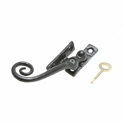 Casement Fastener Window Lockable Antique Catch Black Cast I...
