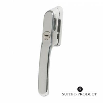 Locking Fastener Window Lockable Chrome Bronze  - Colour: ...