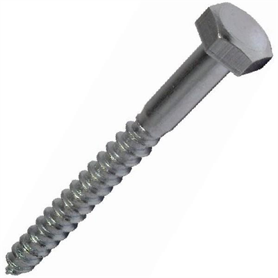 Coach Screw M6 Zinc Plated Hex Head Screws Heavy Duty Option...