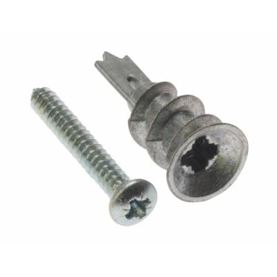 Plasterboard Fixing Cavity Wall Anchor Zinc Alloy Hollow Met...