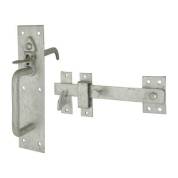 Metal Gate Latch Silver Suffolk Sets Standard Thumb Piece Garage Shed Fence 