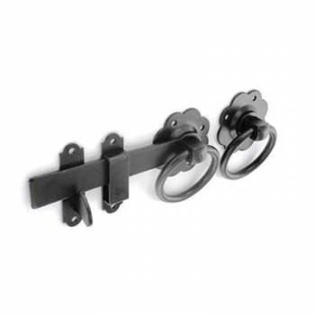 Black Plain Ring Latch