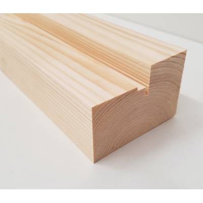 Softwood External Double Door Frame Timber Wooden French Pai...