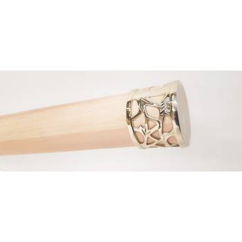 Brass Effect Filagree End Cap