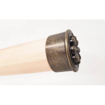 Antique Brass Petal End Cap