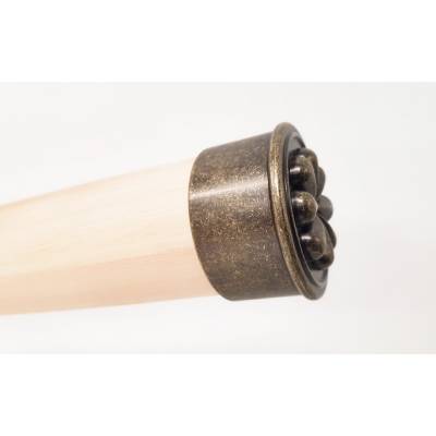 Antique Brass Petal End Cap 54mm Round Stair Handrail Richar...