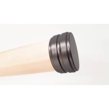 Contemporary Gun Metal Stair End Cap