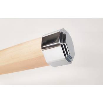 Octagonal Chrome End Caps