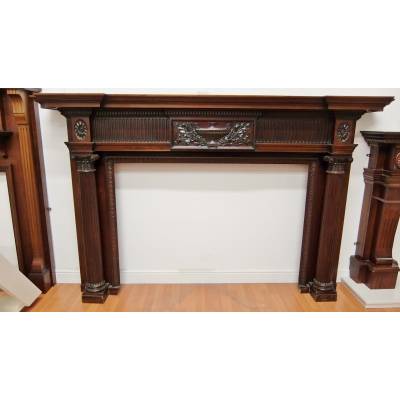 Solid Mahogany Fire Surround Fireplace Beautiful 1460x2290mm...