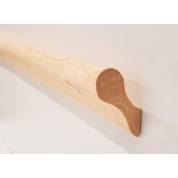 Pine pigs ear handrail rail wooden timber softwood stair wall fixed, no brackets