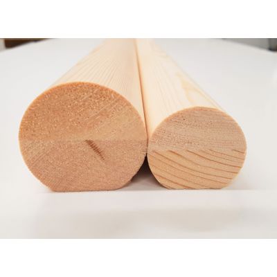 Pine Mopstick & Brackets