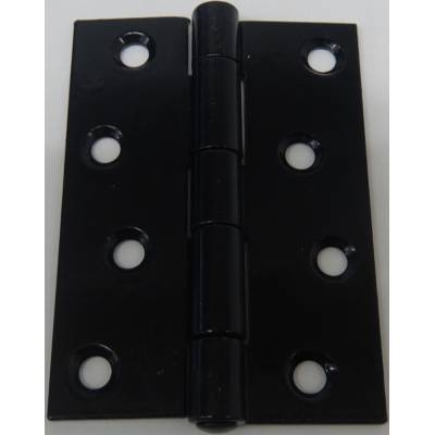 Butt Hinge Hinges Black Metal Door Gate Frame Internal Exter...