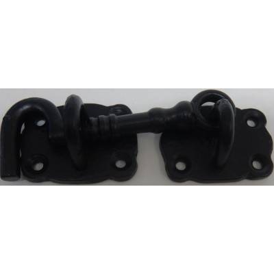 Metal Cabin Hook Wire Black Antique Door Gate Hutch Latch Po...