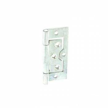 Zinc Flush Door Hinge Pair