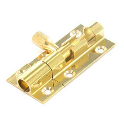 Brass Door Bolt Finish Security Lock Home Bathroom Bedroom 1...
