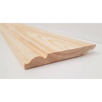 167x20mm Pine Torus Ogee Skirting