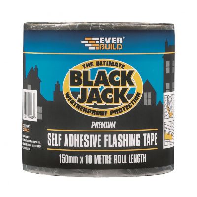 Self Adhesive Flashing Tape Weatherproof Black Jack Roof Roo...