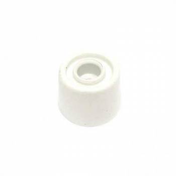 Door Stop Pair White 30mm 