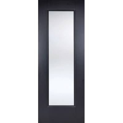Black Primed Eindhoven Glazed Internal Door  - Door Size, Hx...