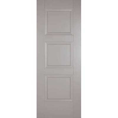 Grey Primed Amsterdam Internal Door  - Door Size, HxW: ...
