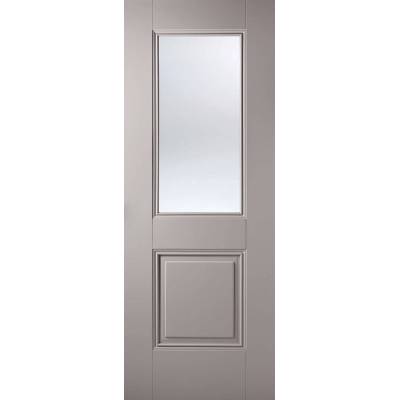 Grey Primed Arnhem Glazed Internal Door  - Door Size, HxW: ...