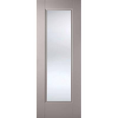 Grey Primed Eindhoven Glazed Internal Door  - Door Size, HxW...