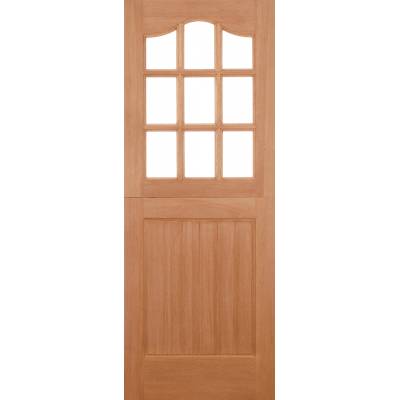 Hardwood Stable 9L (Dowel) External Door Wooden Timber - Ess...