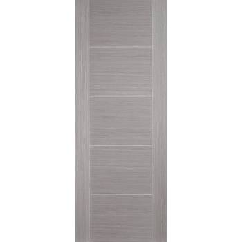 Pre-finished Vancouver Light Grey Fire Door