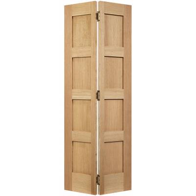 Oak Shaker Bi-Fold Internal Door Wooden Timber - Door Size, ...