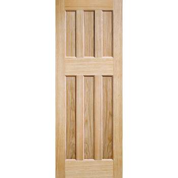 Oak DX 60's Style Fire Door