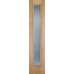Oak Frosted Sidelight External Door