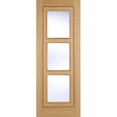 Pre-finished Oak Inlay Glazed Internal Door Wooden Timber - ...