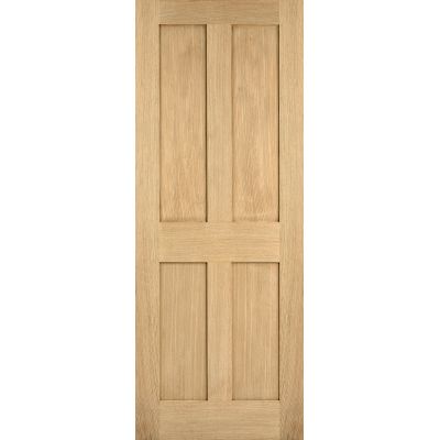 Oak London Internal Door Wooden Timber - Door Size, HxW: ...