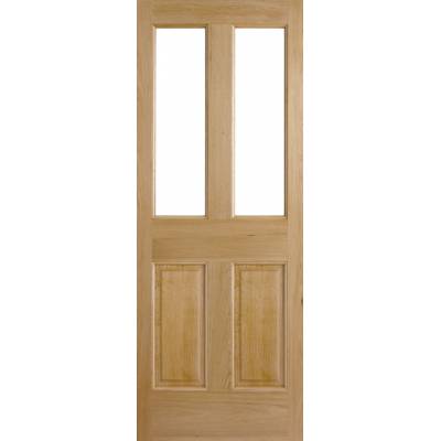 Oak Malton 2P/2L External Door Wooden Timber - Door Size, Hx...