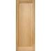 Oak Pattern 10 One Panel Fire Door