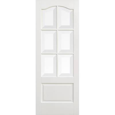 White Primed Kent Glazed Internal Door Wooden Timber - Door ...