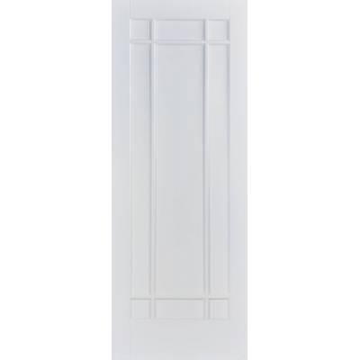 White Primed Manhattan Internal Door Wooden Timber - Door Si...