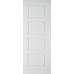 White Textured Contemporary Fire Door