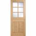 Oak Cottage Stable 6 light External Door