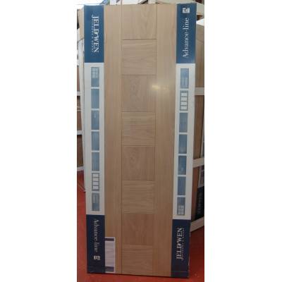 Oak Pablo External Panel Door 80x32 Wooden Timber Exterior E...