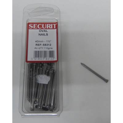 Nails Oval Nail Steel 40mm ...