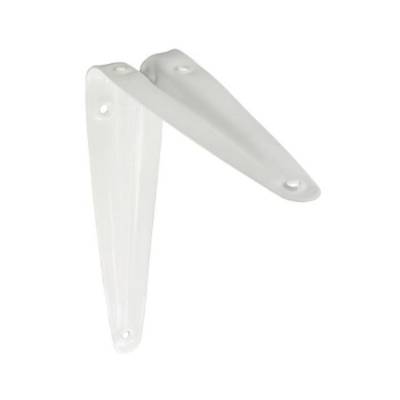 Shelf Bracket London White Support Metal Shelving Mount L Sh...