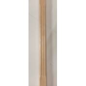 Hemlock Stop Chamfer Fluted 41mm Stair Spindle 900/1100mm Wooden Timber Baluster