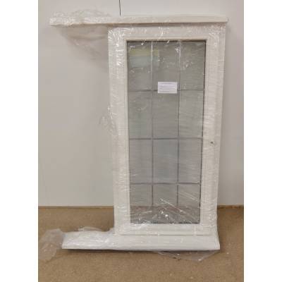 Wooden Timber Window Georgian  White Double Glazed 625x1270m...